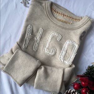 Hollister Waffle Knit Long Sleeve